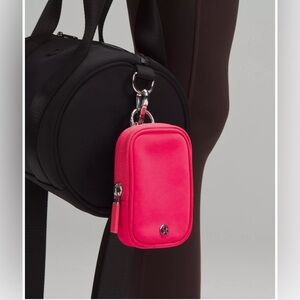 NWT Lululemon Clippable Nano Pouch  Glaze Pink
